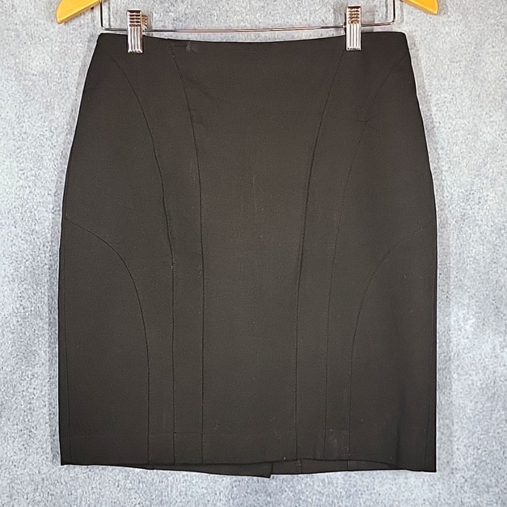 Banana Republic Black Stretch Seamed Mini Skirt - Picture 15 of 15